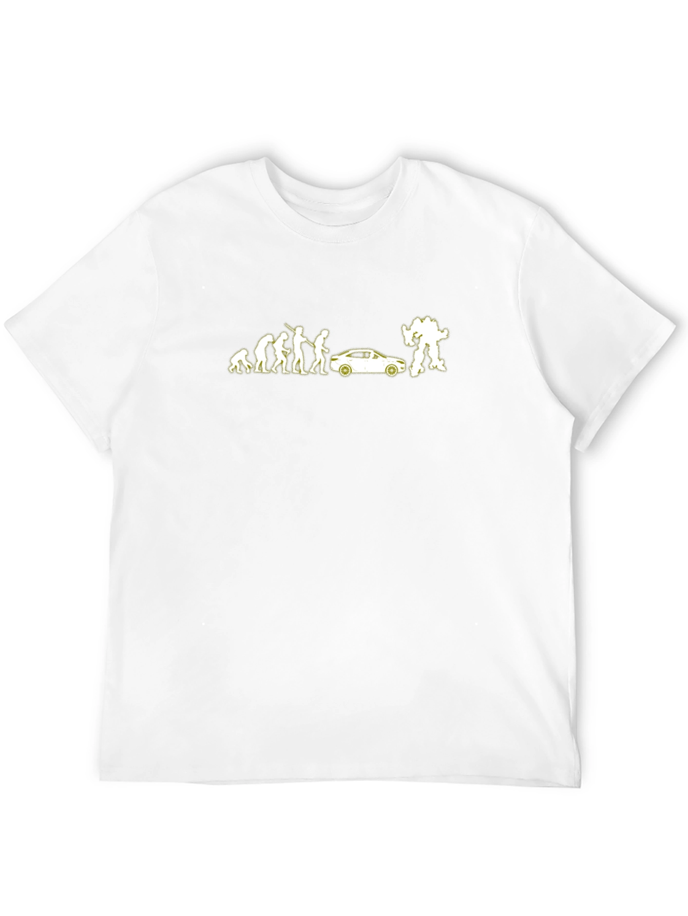 Evolution of Car T-Shirt - Funny Robot Design