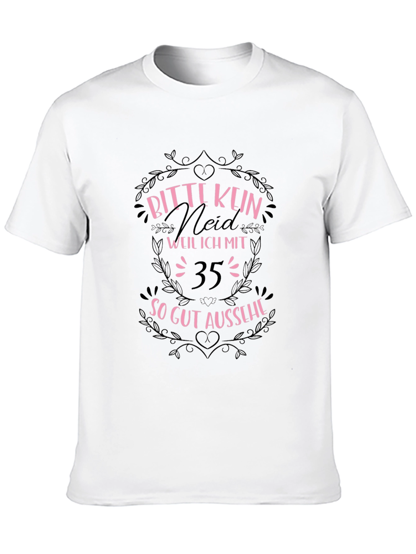 Black Bitte Kein Neid Graphic T-Shirt