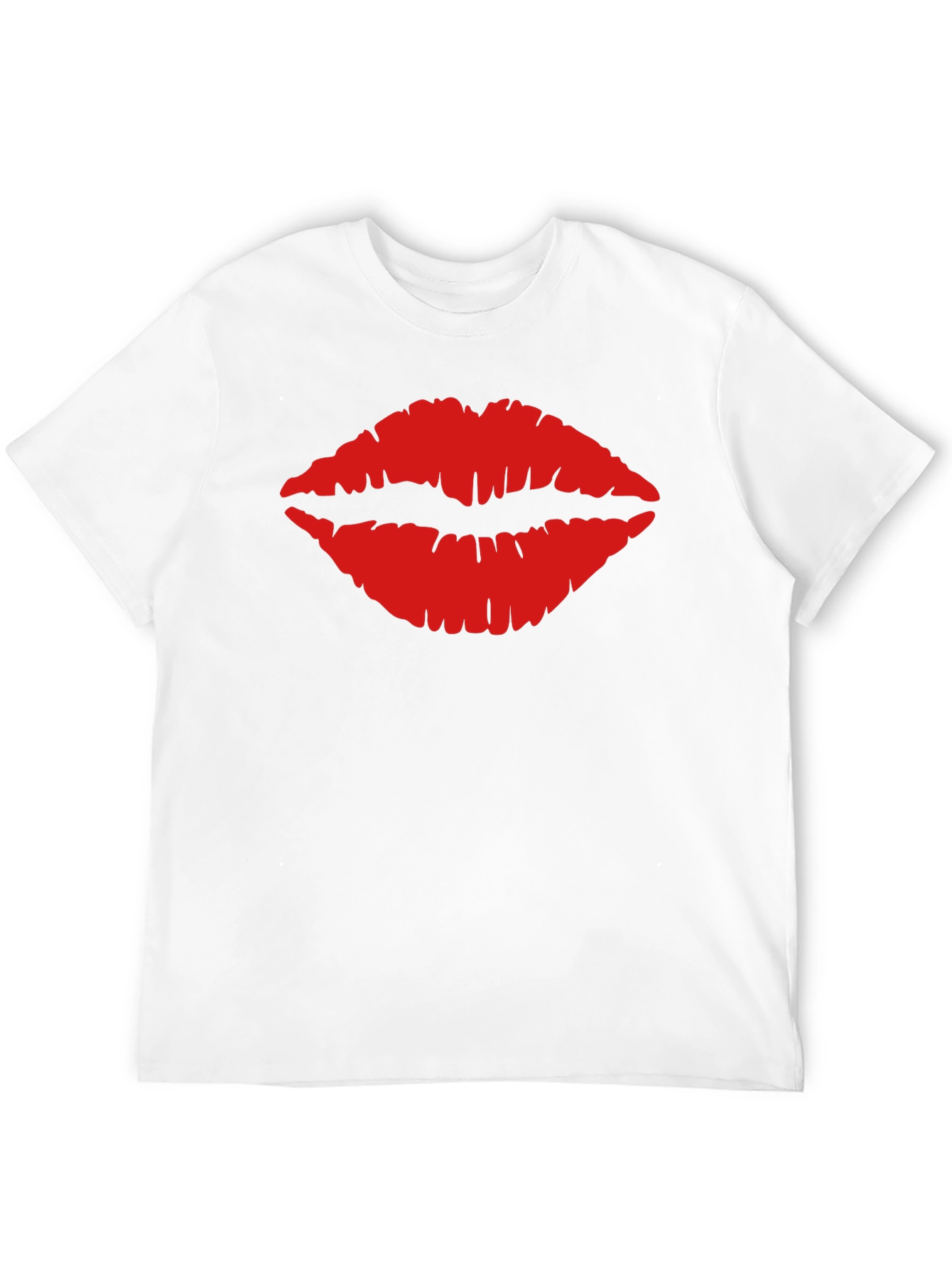 Kiss Lips Graphic Tee - Trendy Unisex T-Shirt