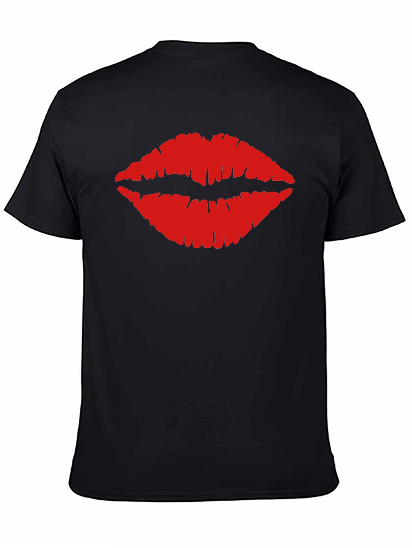 Kiss Lips Graphic Tee - Trendy Unisex T-Shirt