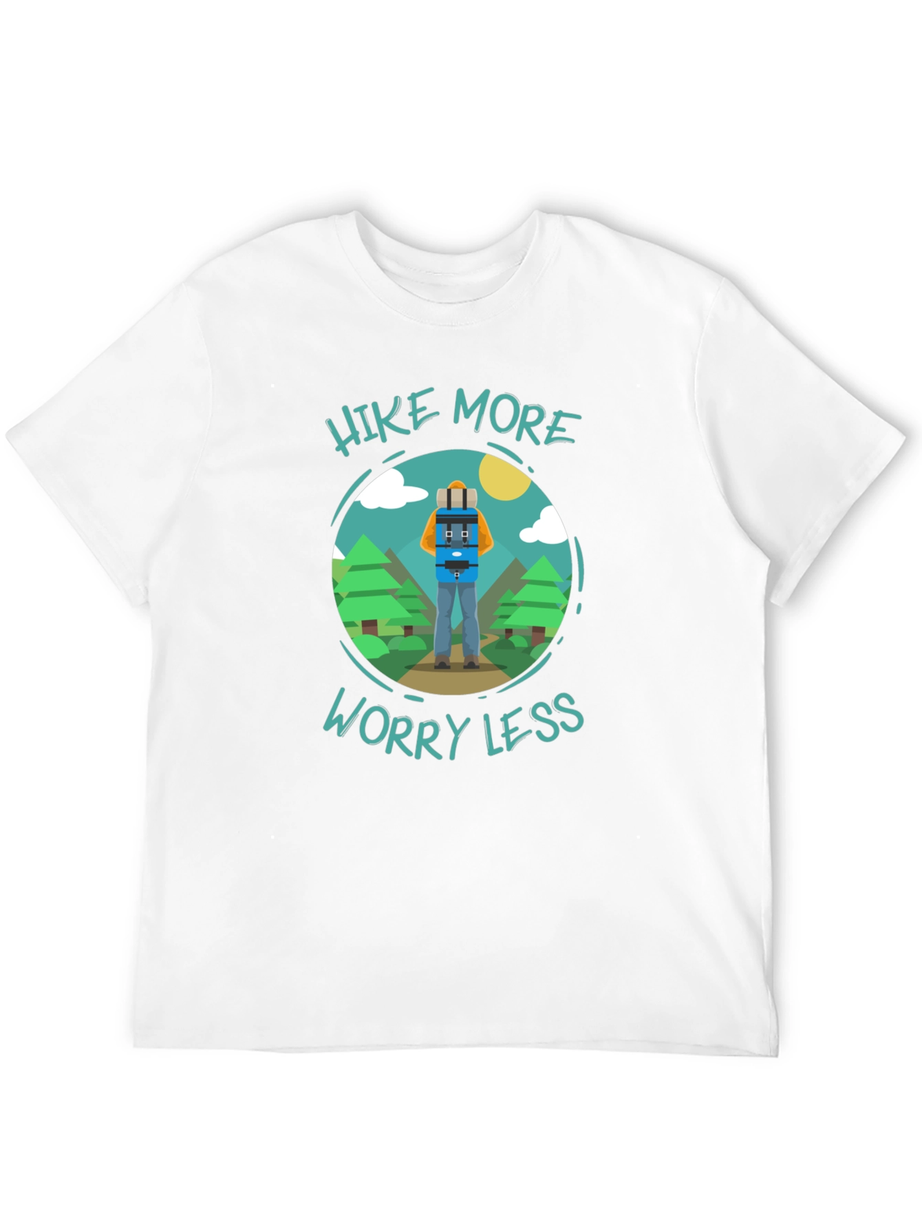 Hike More Worry Less Graphic Tee