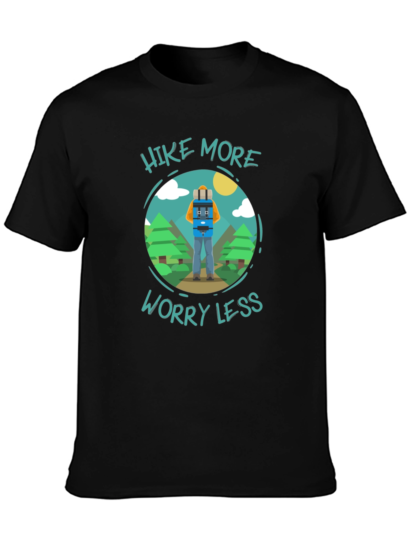 Hike More Worry Less Graphic Tee