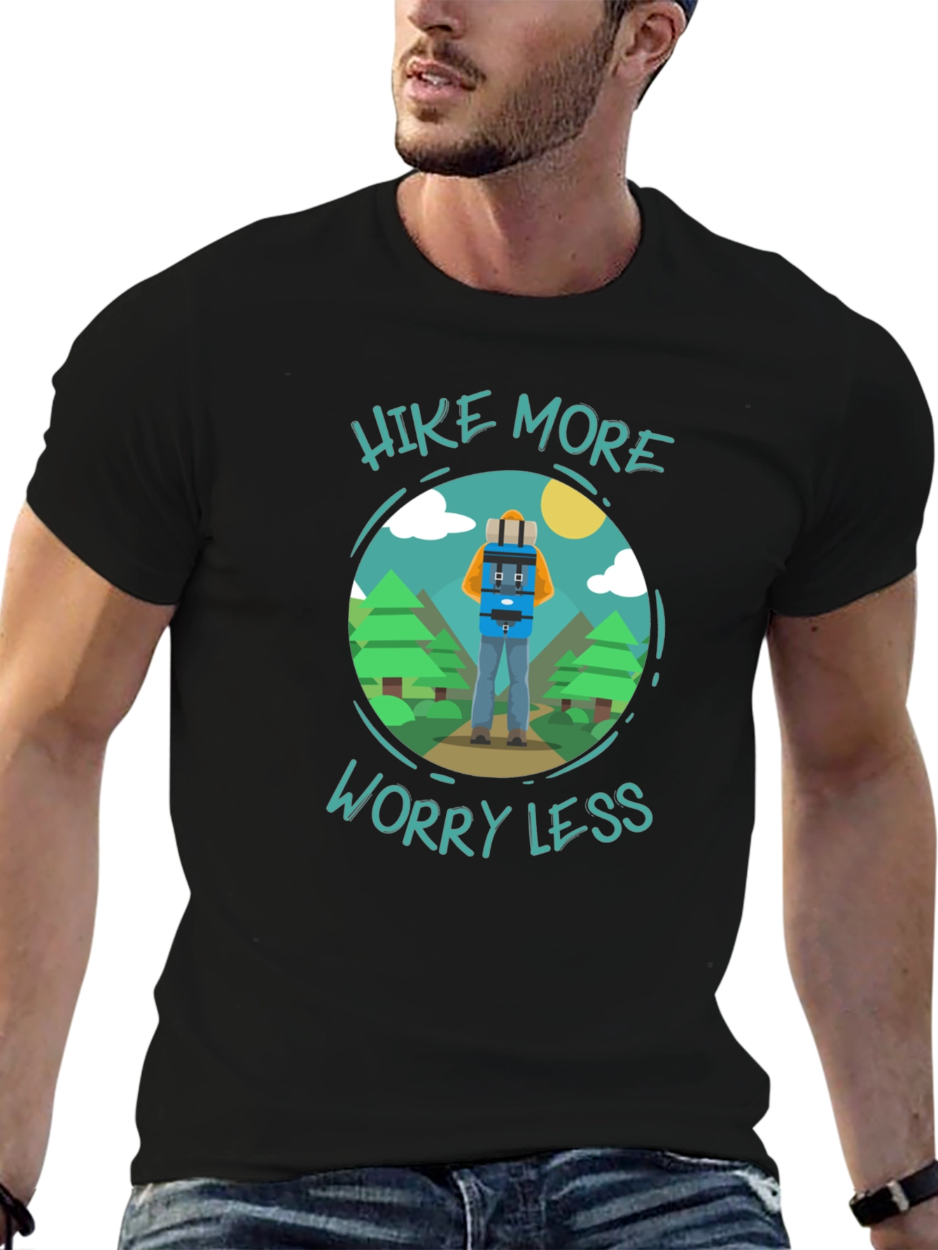 Hike More Worry Less Graphic Tee