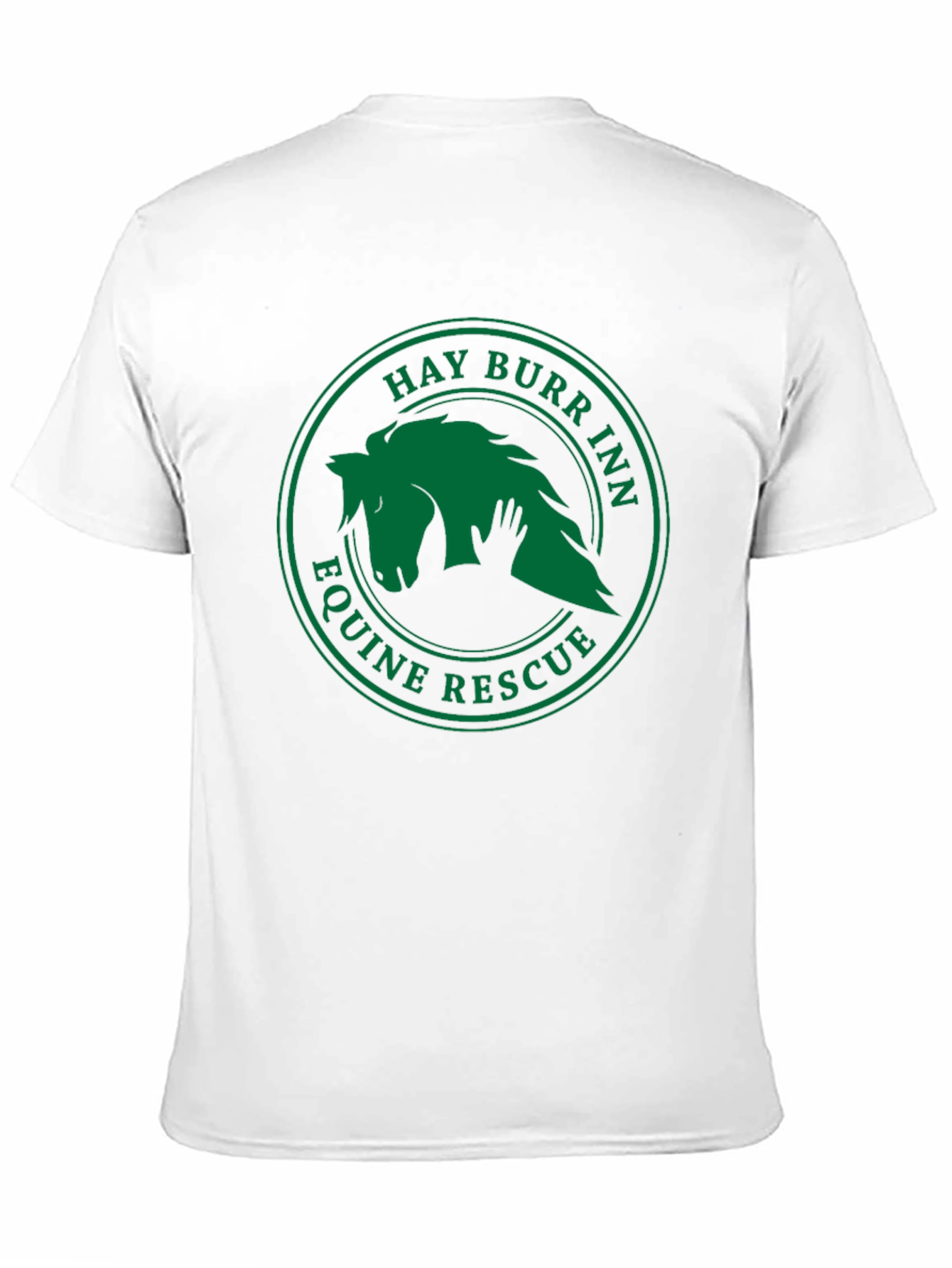 Hay Burr Inn Equine Rescue Black T-Shirt