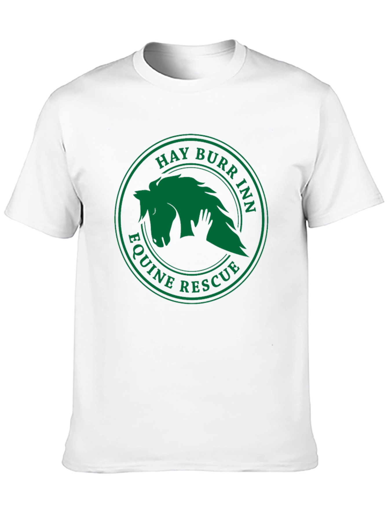 Hay Burr Inn Equine Rescue Black T-Shirt