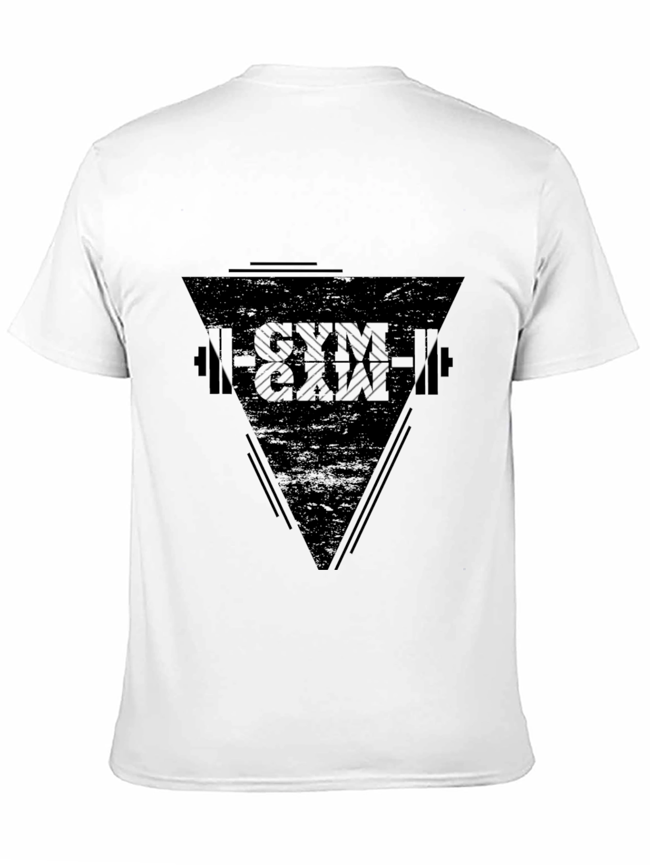 Gym & Gain Black Graphic T-Shirt