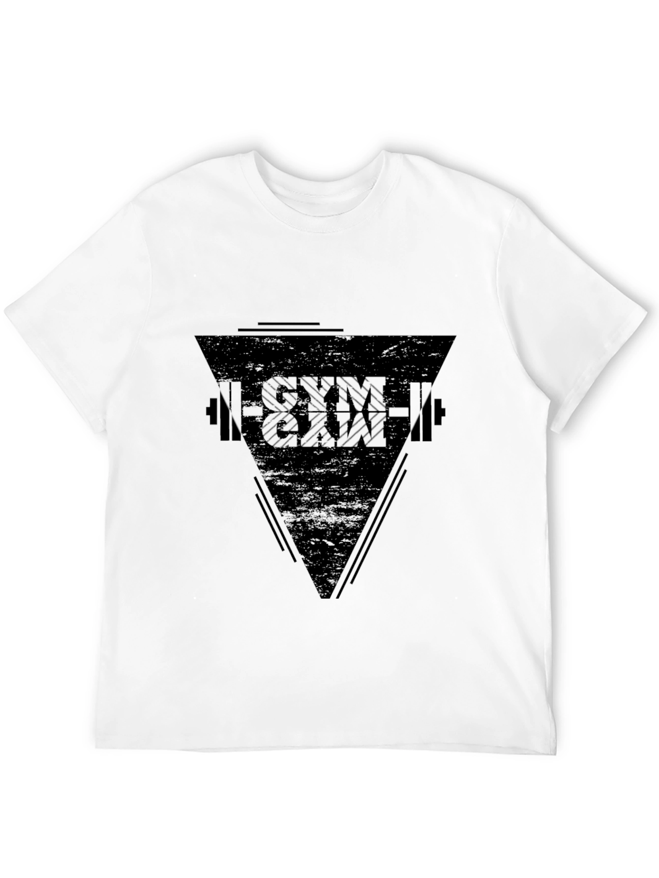 Gym & Gain Black Graphic T-Shirt