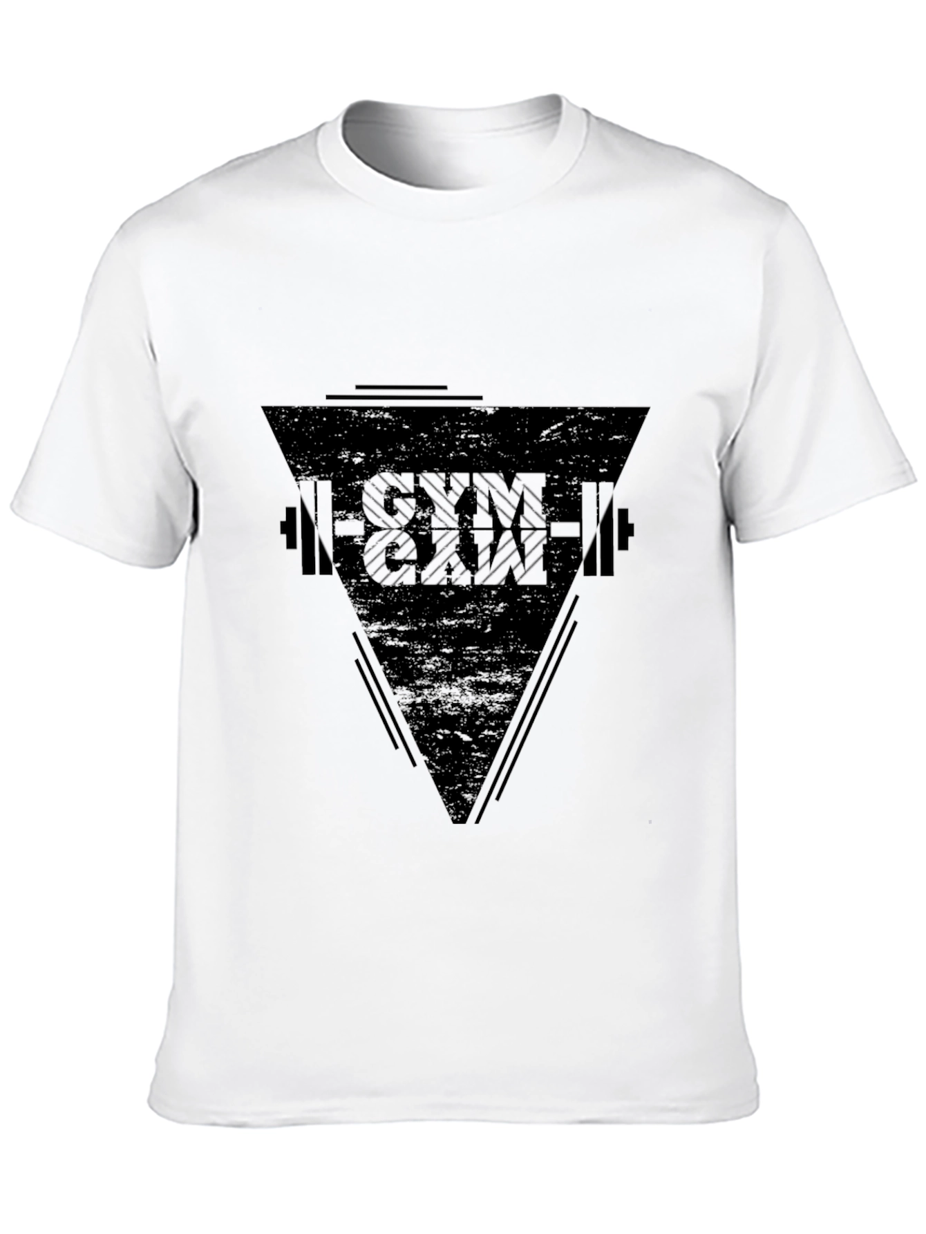 Gym & Gain Black Graphic T-Shirt