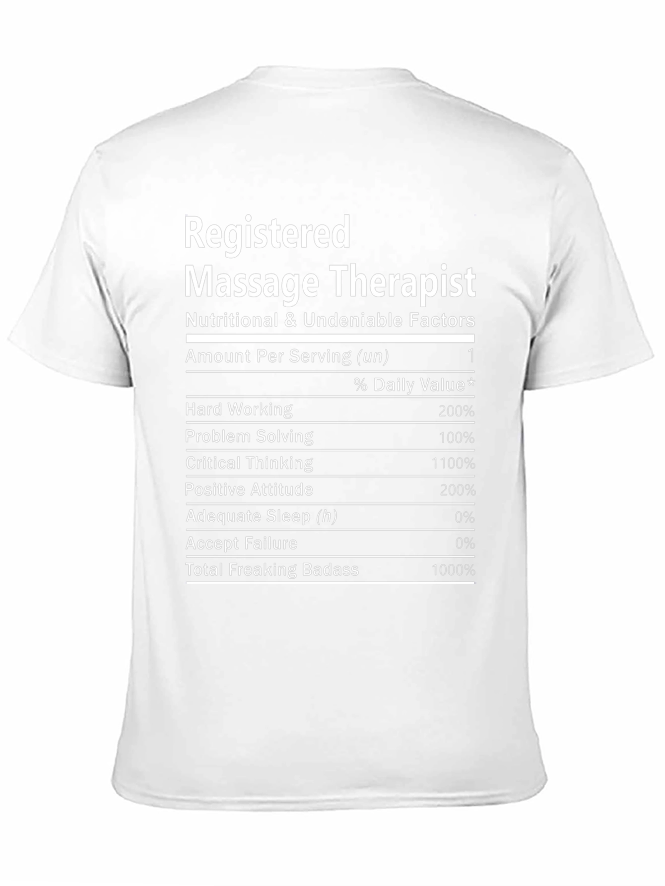 Registered Massage Therapist Funny T-Shirt