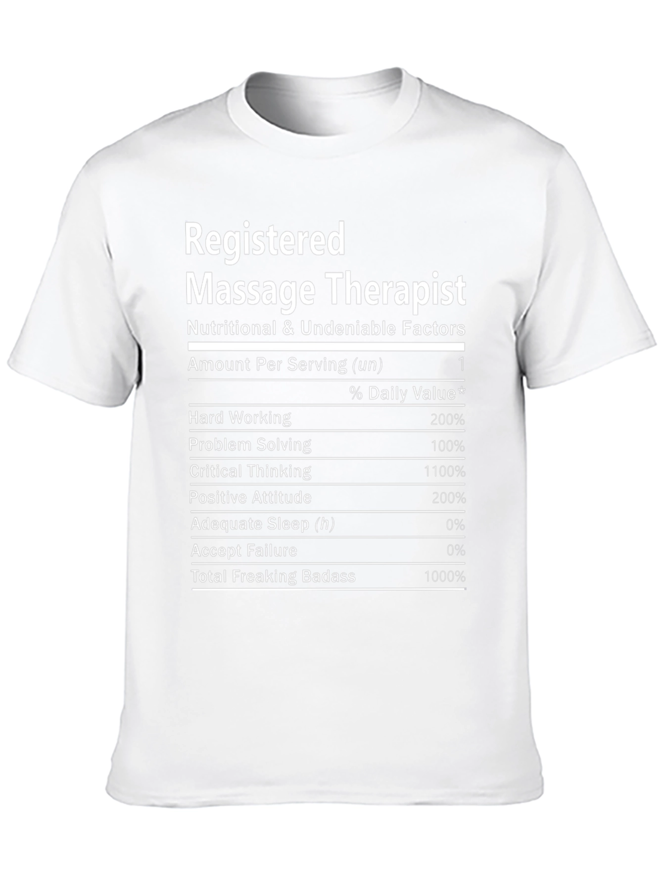 Registered Massage Therapist Funny T-Shirt