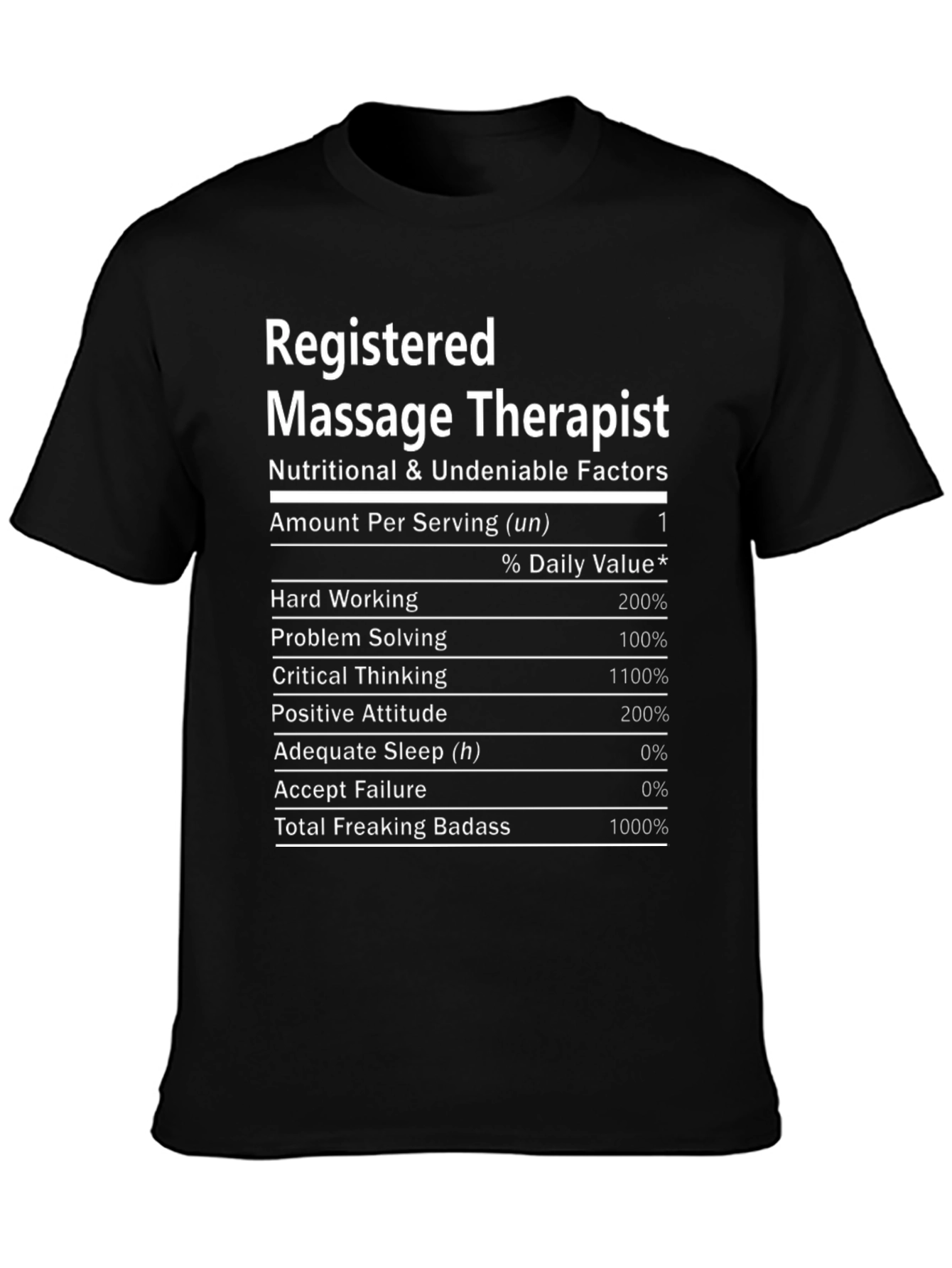 Registered Massage Therapist Funny T-Shirt