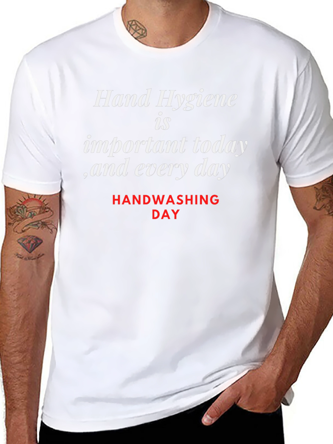 Hand Hygiene T-Shirt - Important Today Every Day