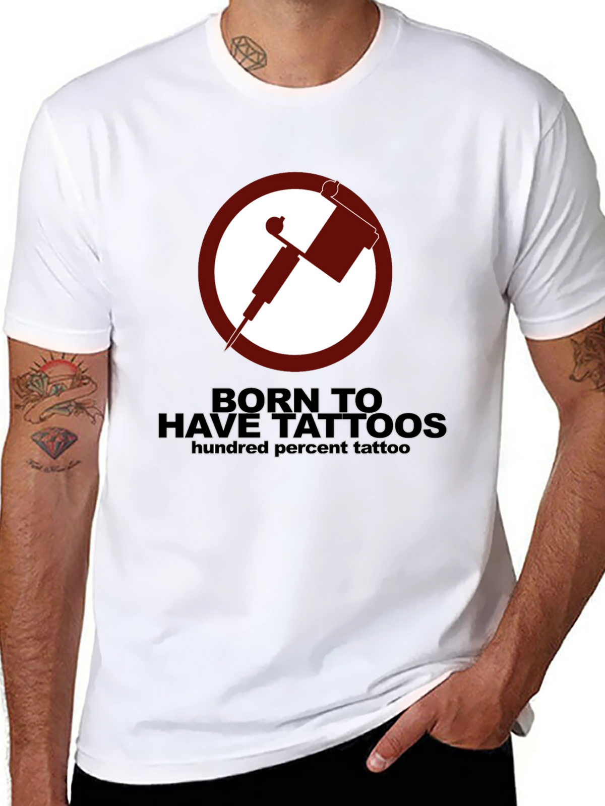 Born to Have Tattoos Graphic T-Shirt