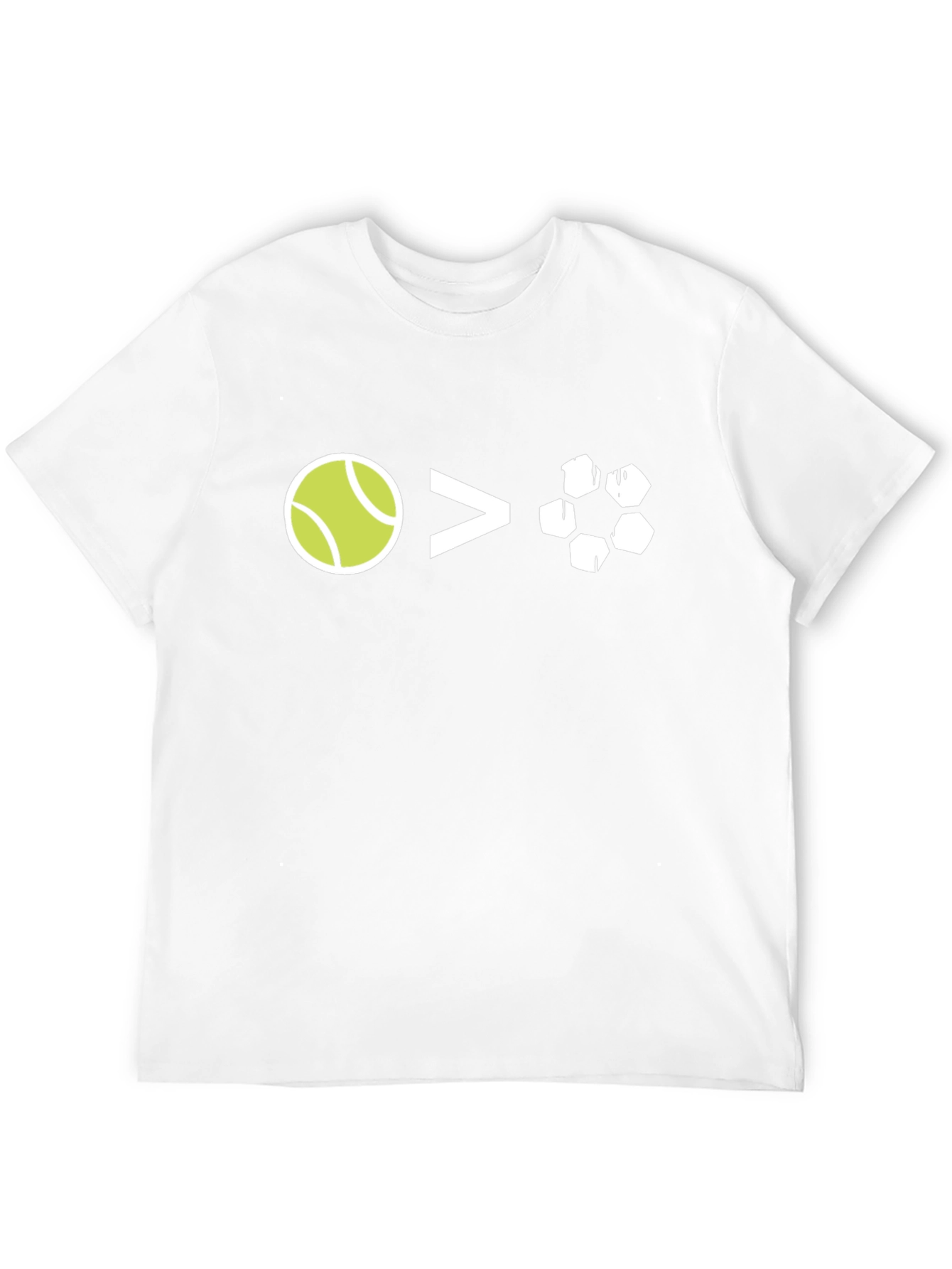 Tennis Over Soccer Graphic T-Shirt