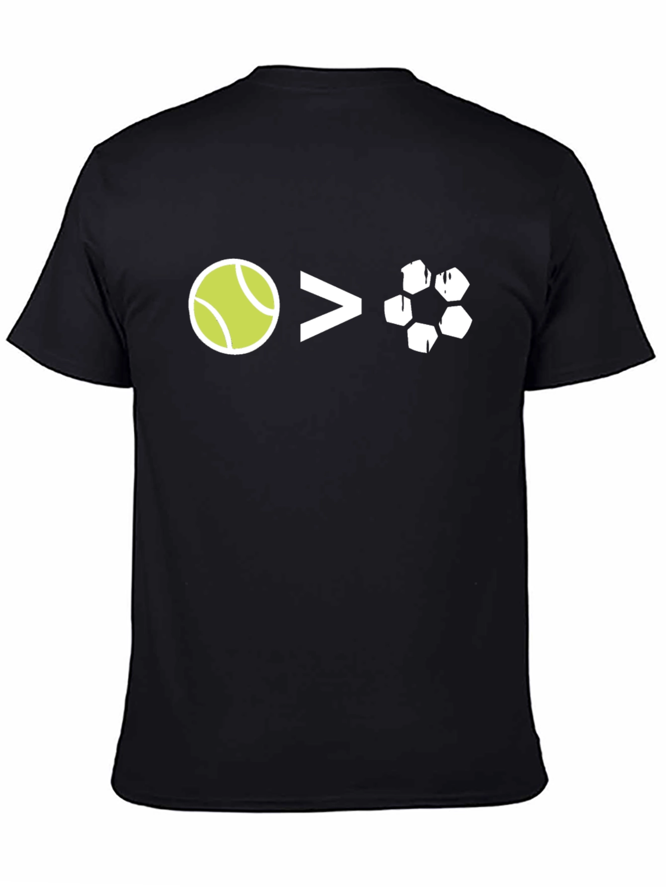Tennis Over Soccer Graphic T-Shirt