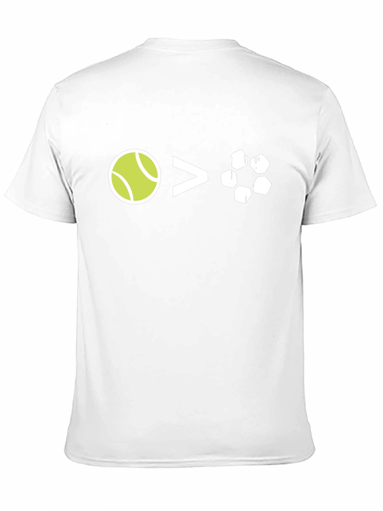 Tennis Over Soccer Graphic T-Shirt