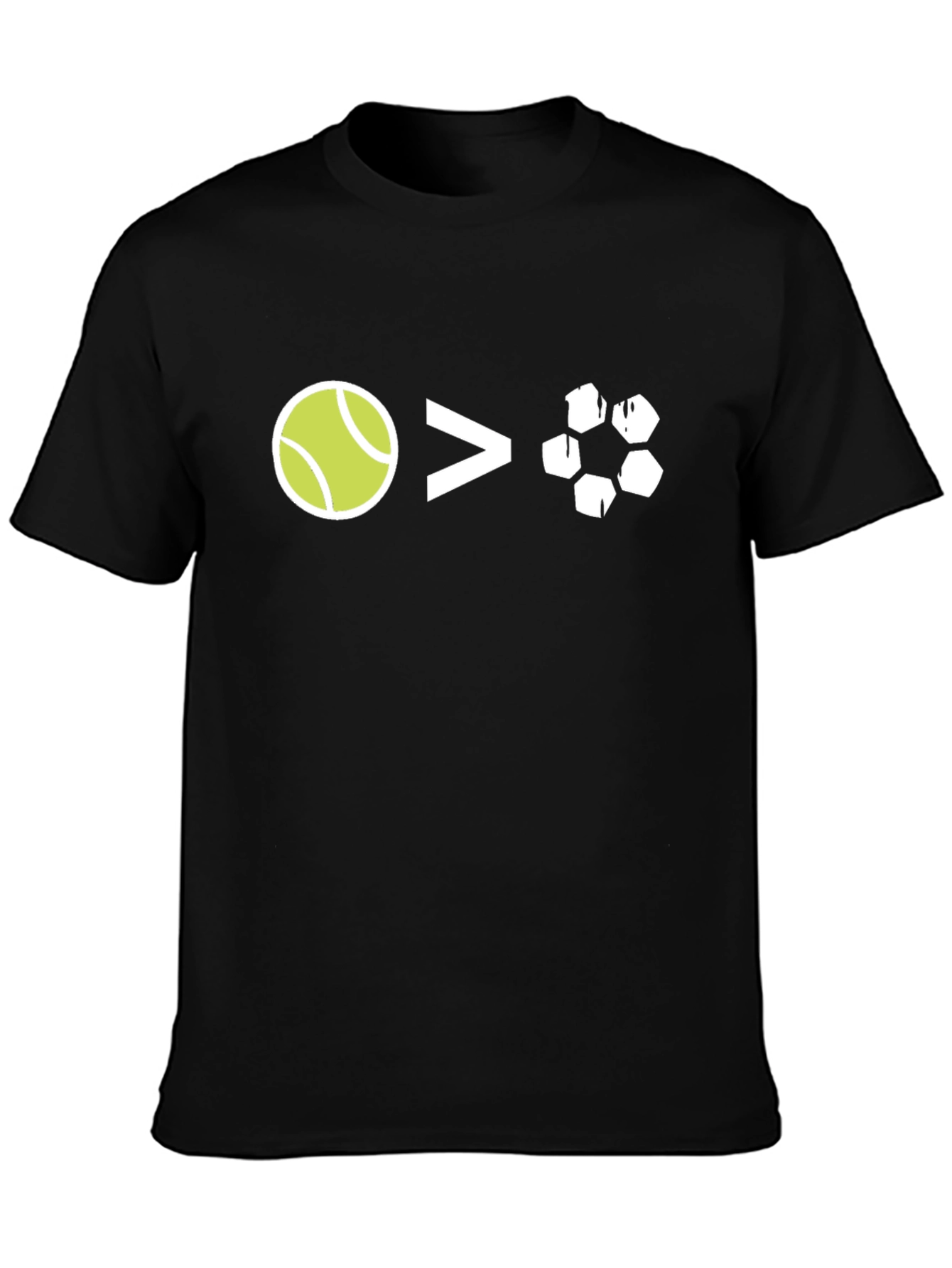 Tennis Over Soccer Graphic T-Shirt