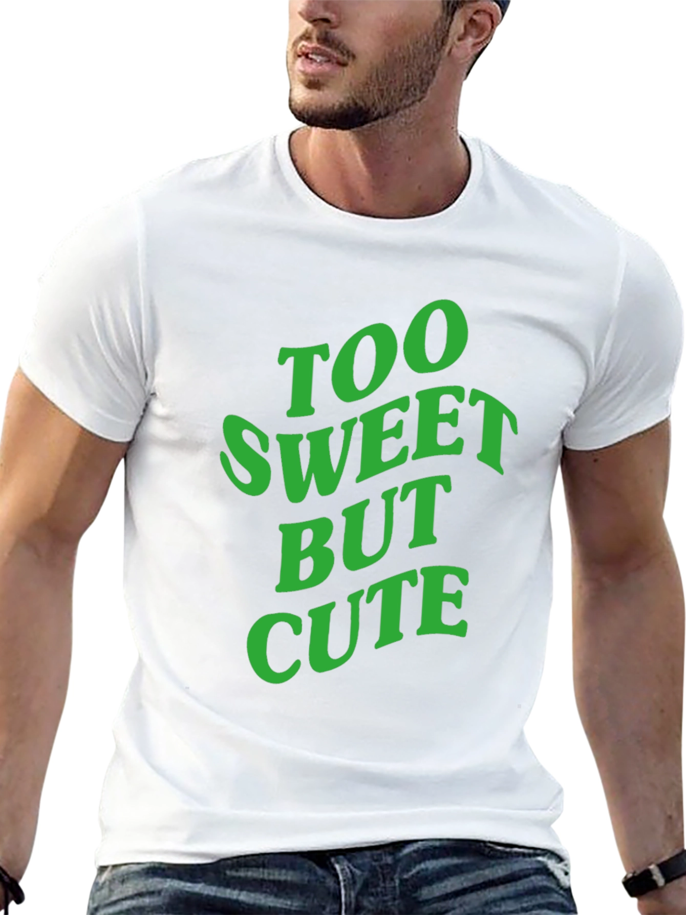 Too Sweet But Cute Black T-Shirt