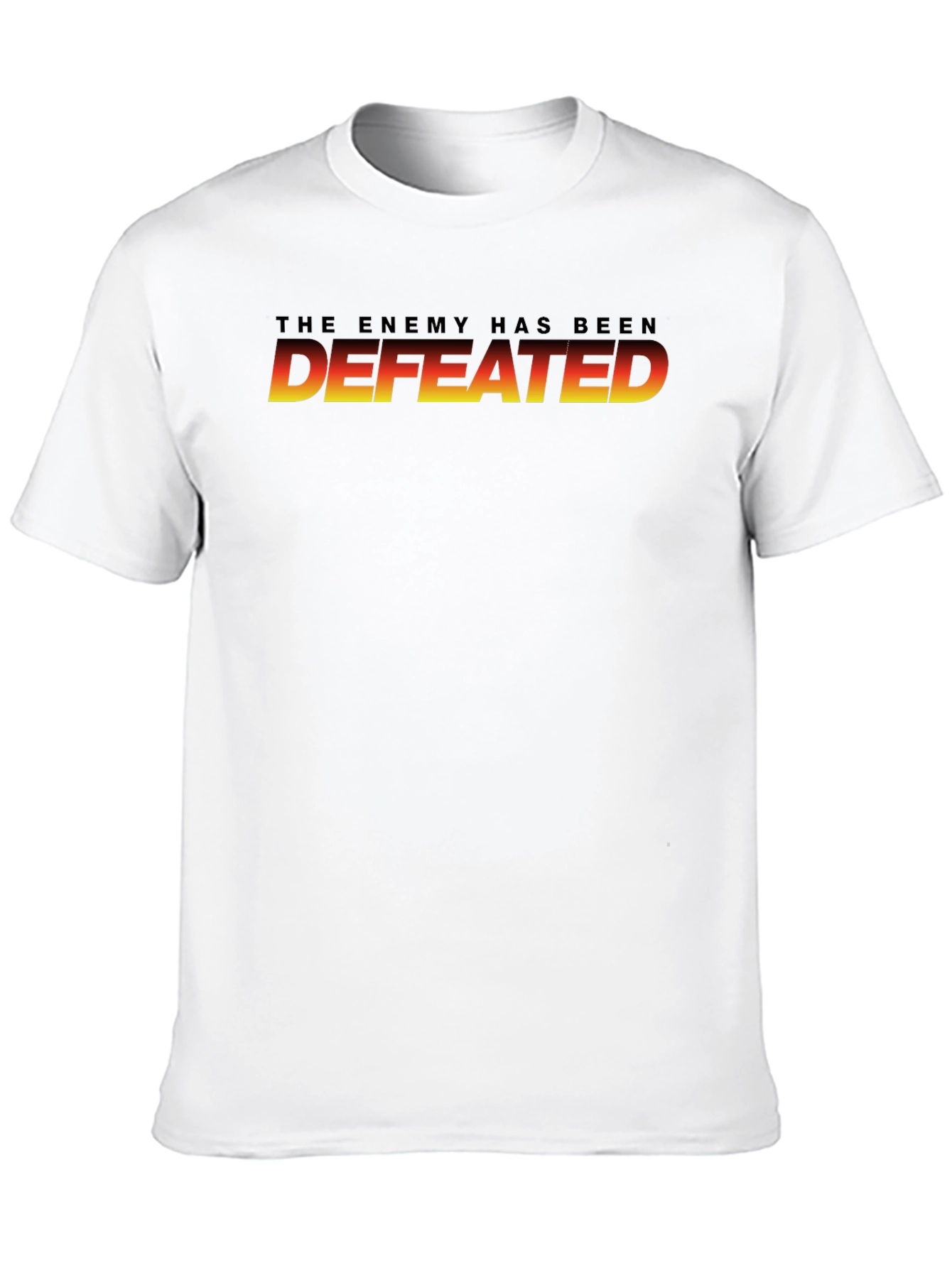 The Enemy Has Been Defeated Graphic Tee - Black