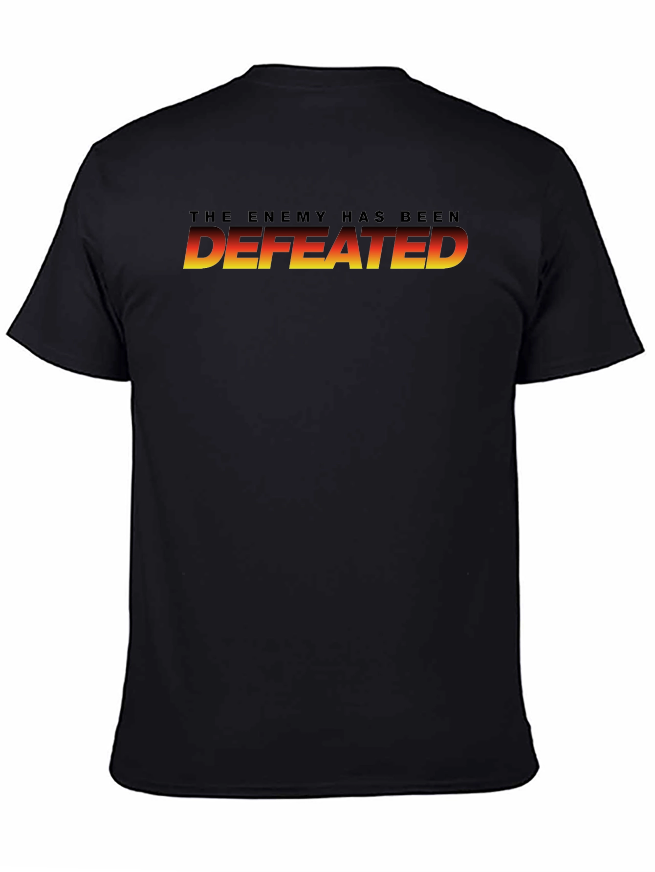 The Enemy Has Been Defeated Graphic Tee - Black