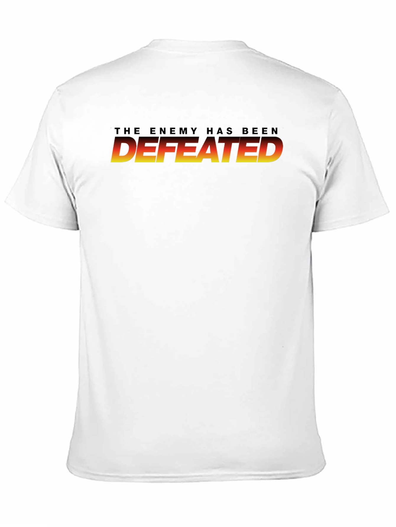 The Enemy Has Been Defeated Graphic Tee - Black