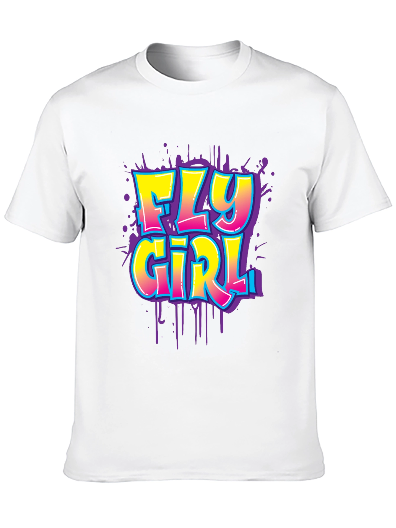 Fly Girl Graphic Tee - Black
