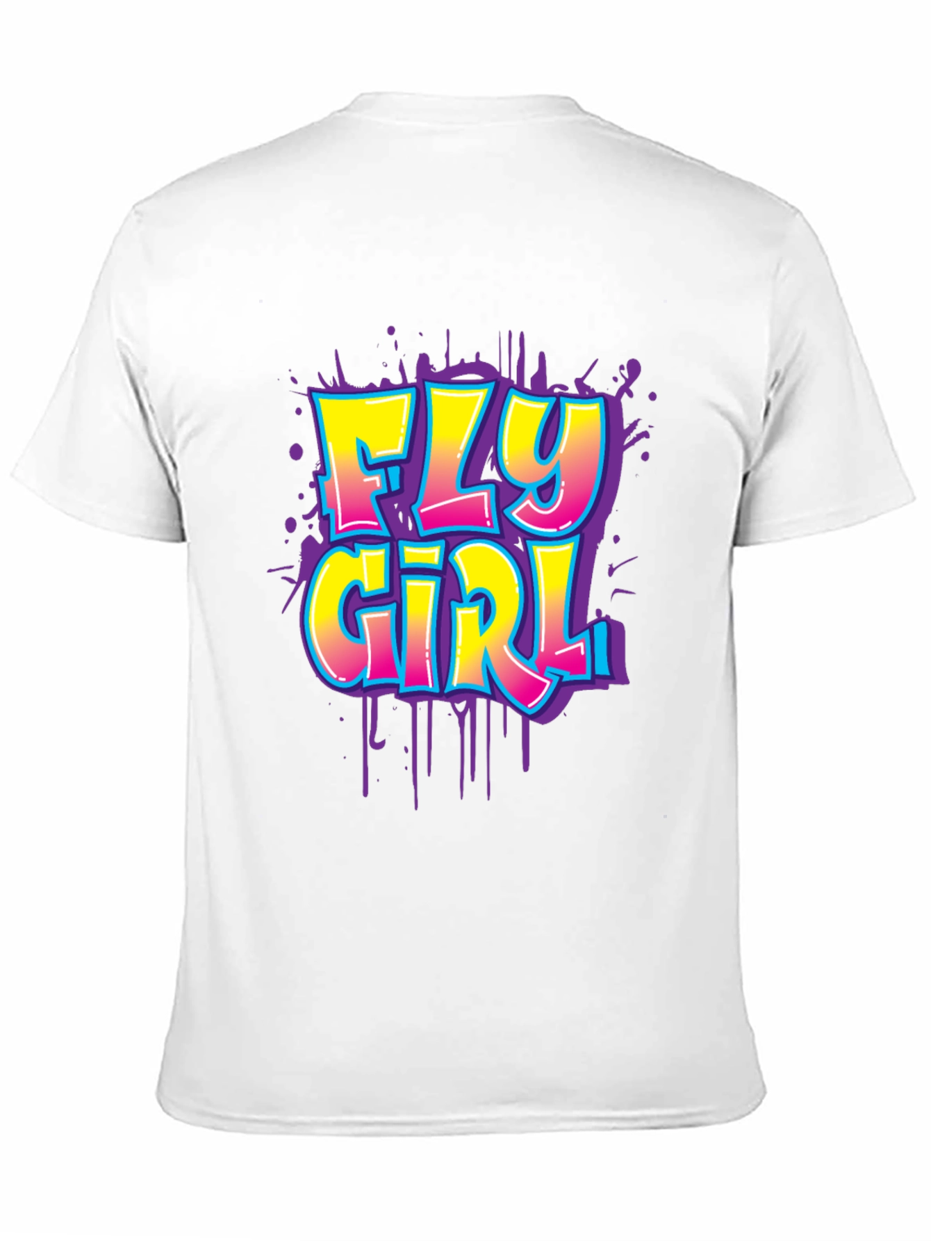 Fly Girl Graphic Tee - Black