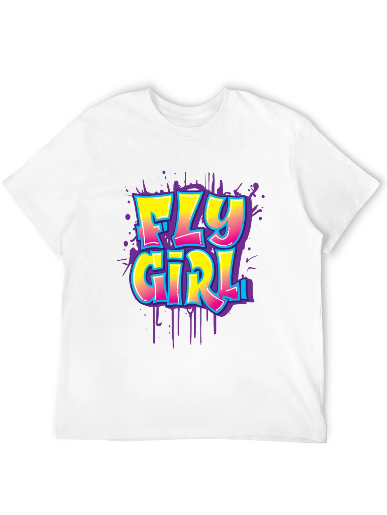 Fly Girl Graphic Tee - Black