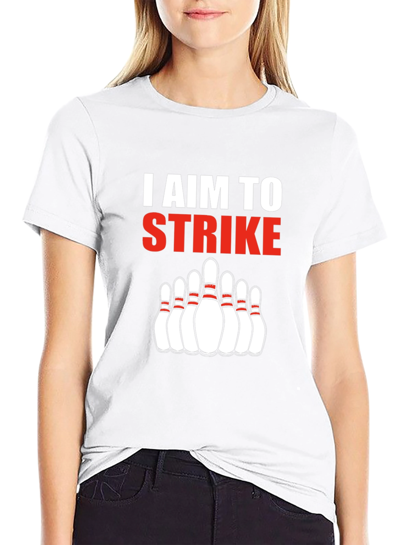 I Aim To Strike Bowling T-Shirt