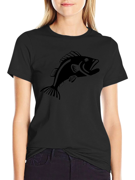 Black Bass Graphic Tee - Fishing Lover Apparel