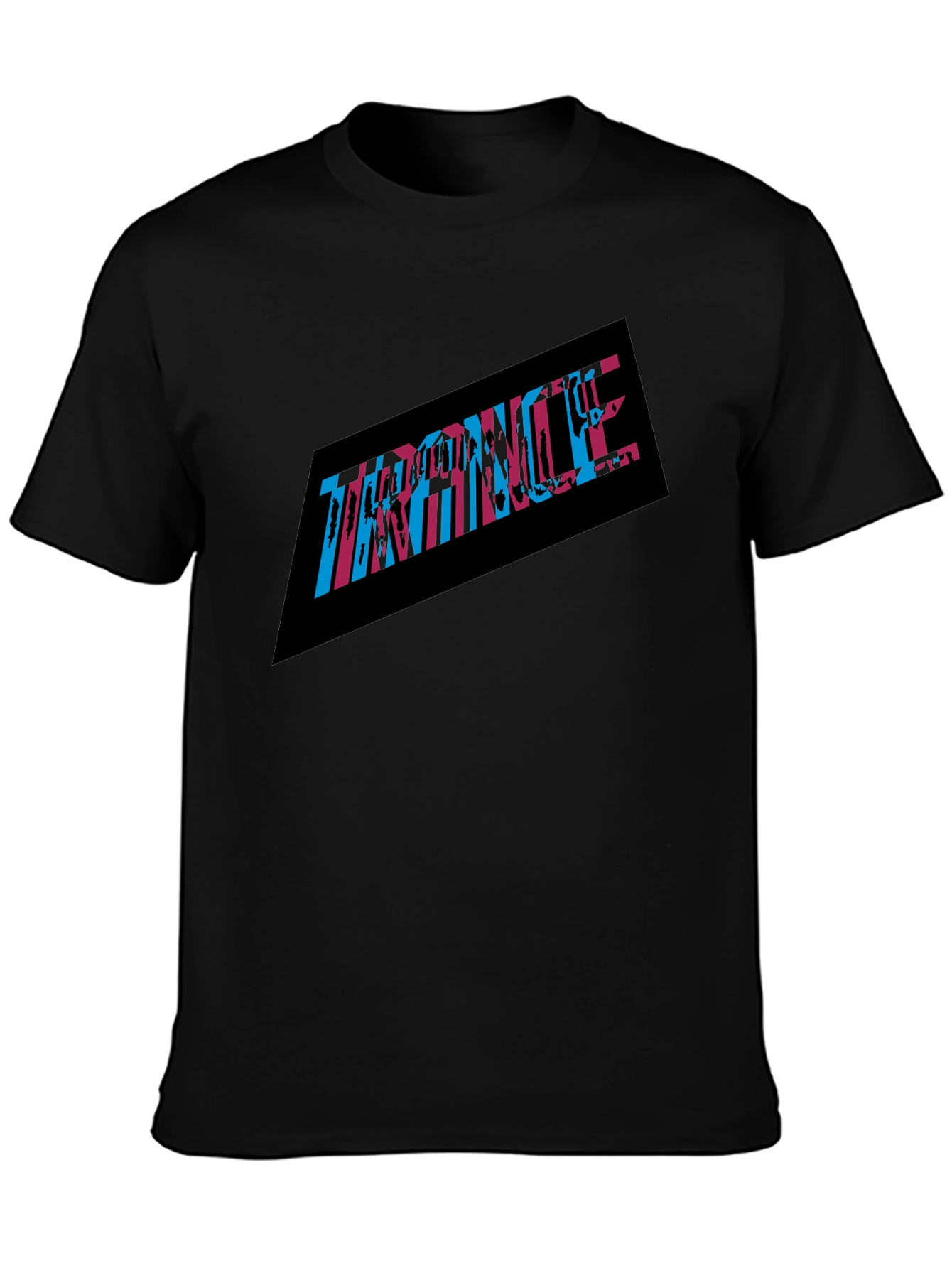 Ukraine Distressed T-Shirt - Mens Black Tee