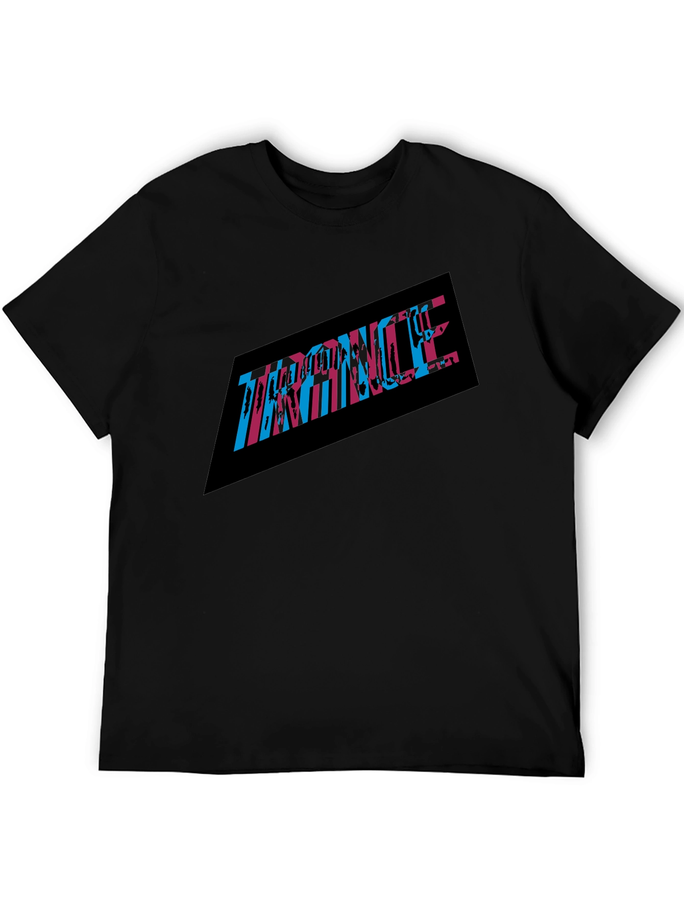 Ukraine Distressed T-Shirt - Mens Black Tee
