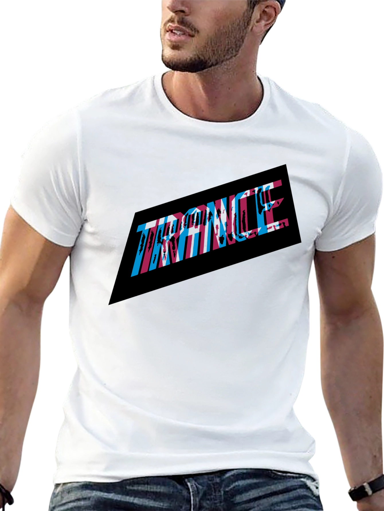 Ukraine Distressed T-Shirt - Mens Black Tee