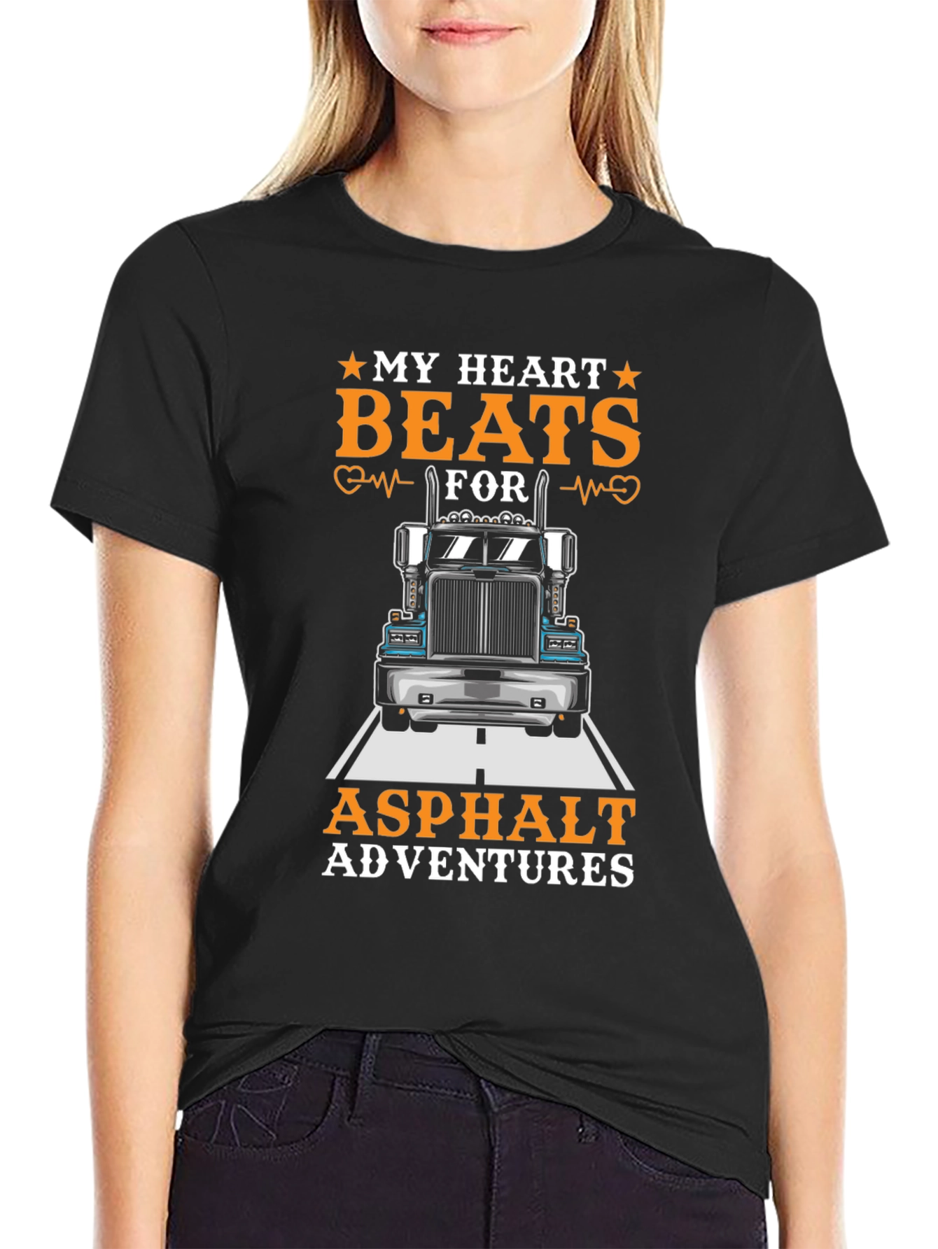 My Heart Beats For Asphalt Adventures T-Shirt