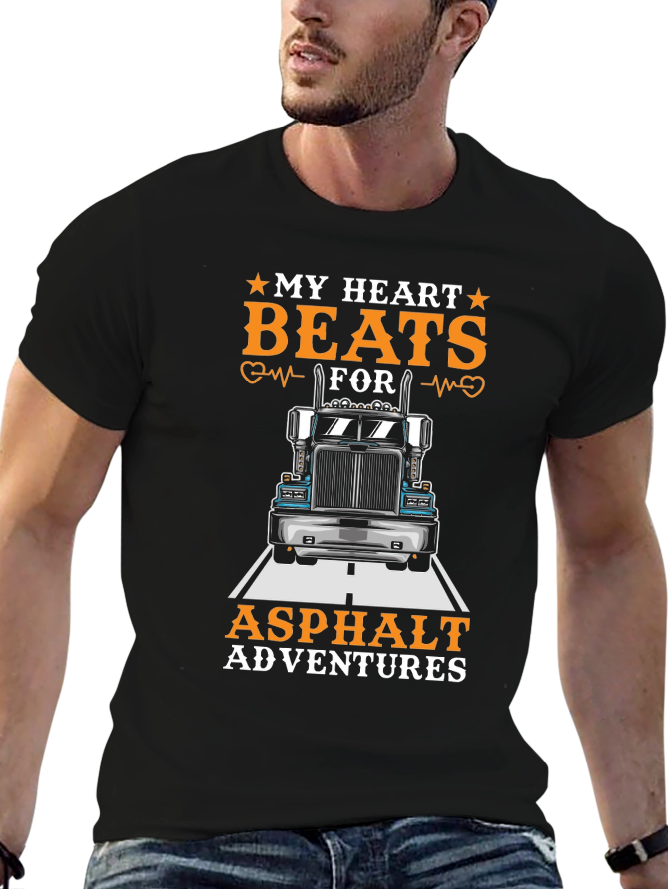 My Heart Beats For Asphalt Adventures T-Shirt