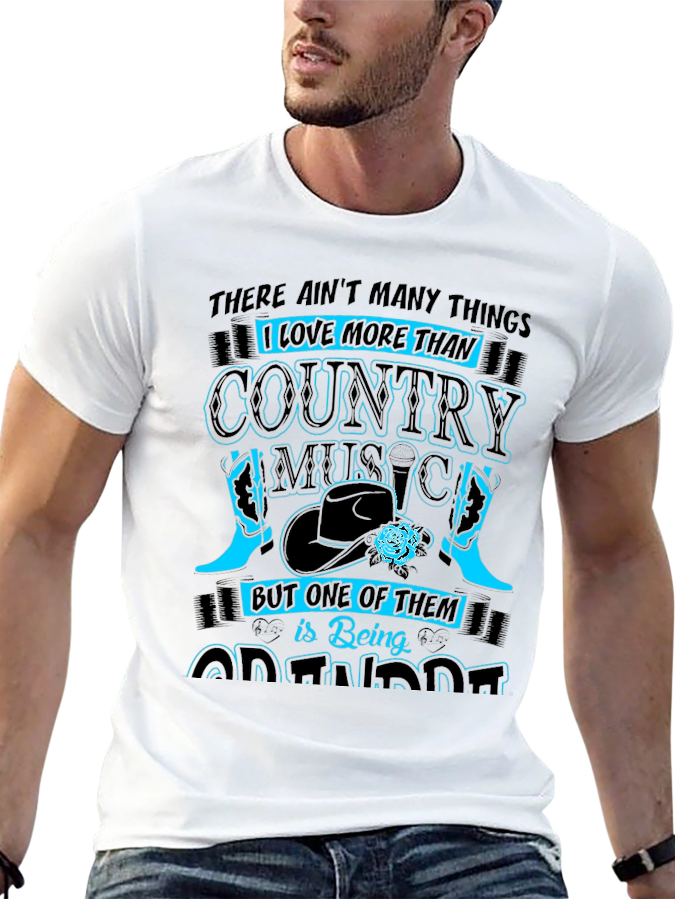 Country Music & Outdoors Graphic T-Shirt