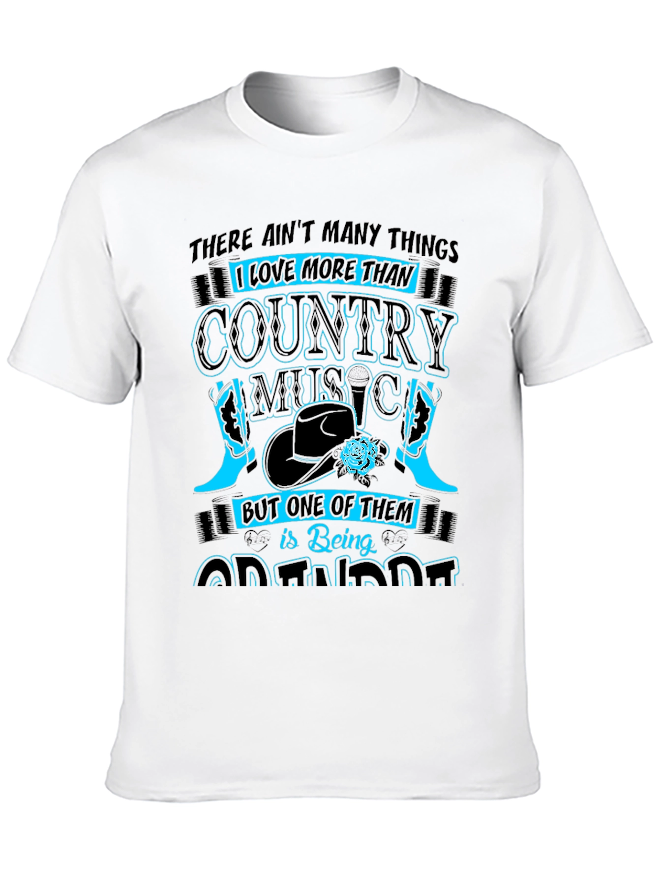 Country Music & Outdoors Graphic T-Shirt