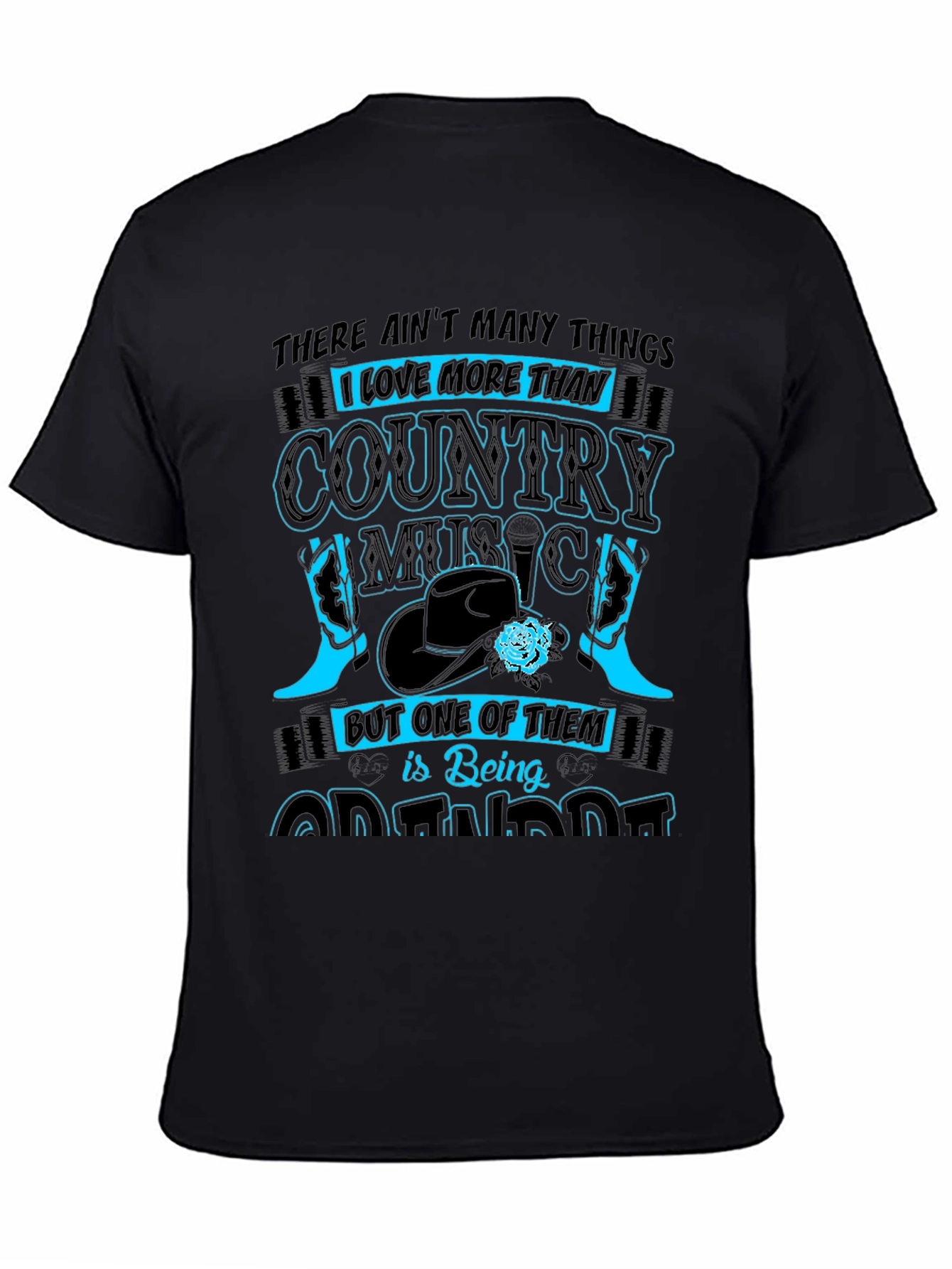 Country Music & Outdoors Graphic T-Shirt