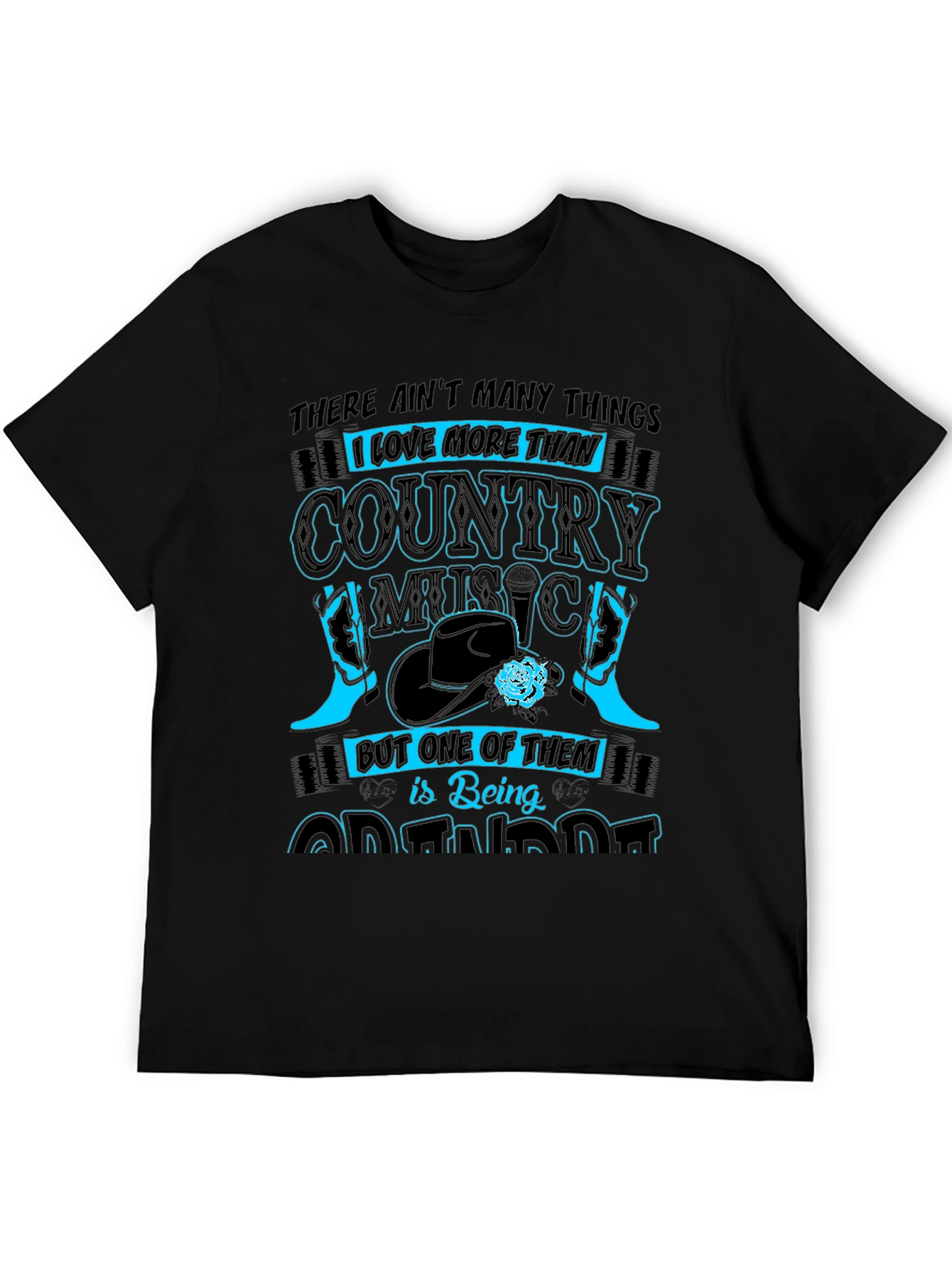 Country Music & Outdoors Graphic T-Shirt