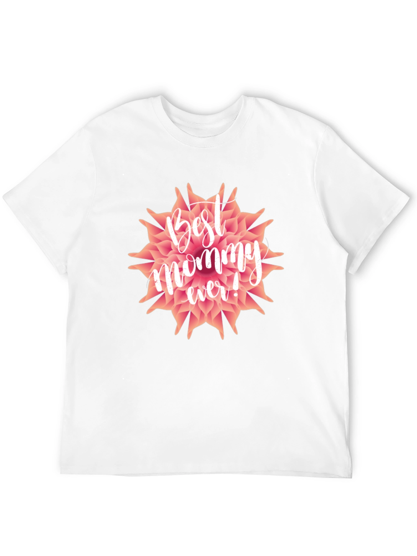 Best Mommy Ever T-Shirt - Floral Design