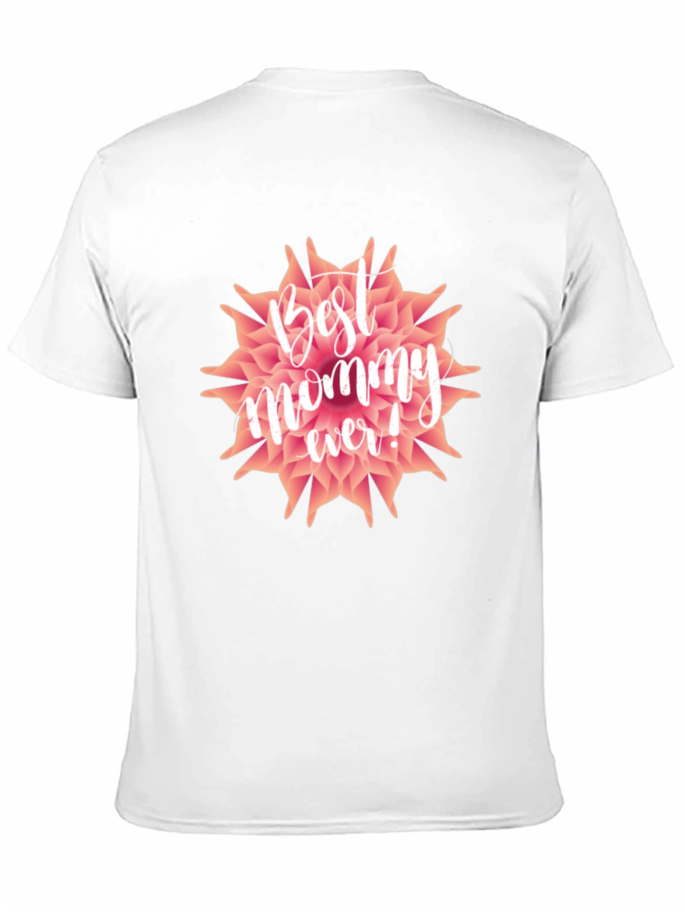 Best Mommy Ever T-Shirt - Floral Design