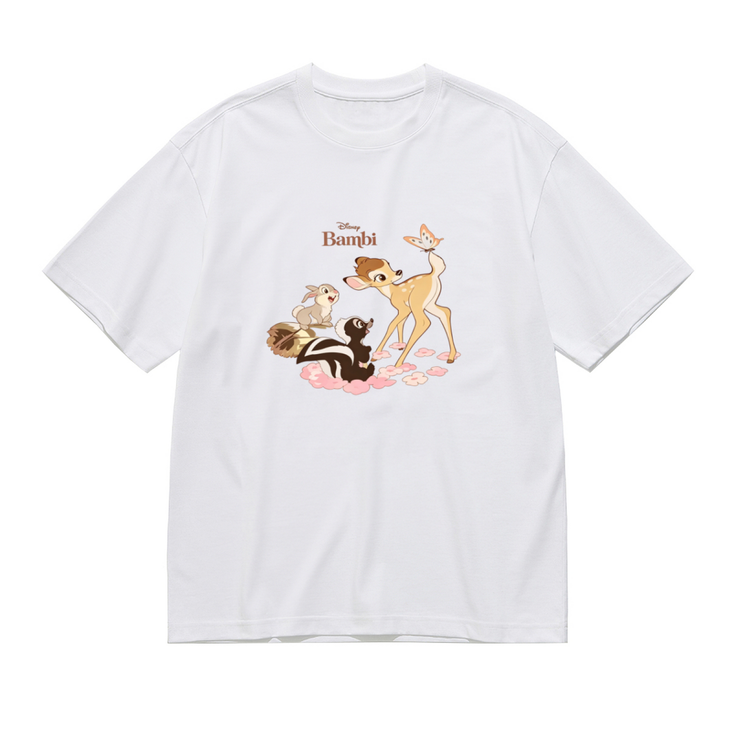 Cute Bambi & Forest Friends Disney Plus?Size Women T?Shirt