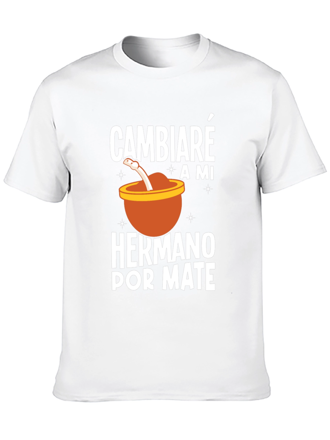 Cambiare A Mi Hermano Por Mate Black T-Shirt