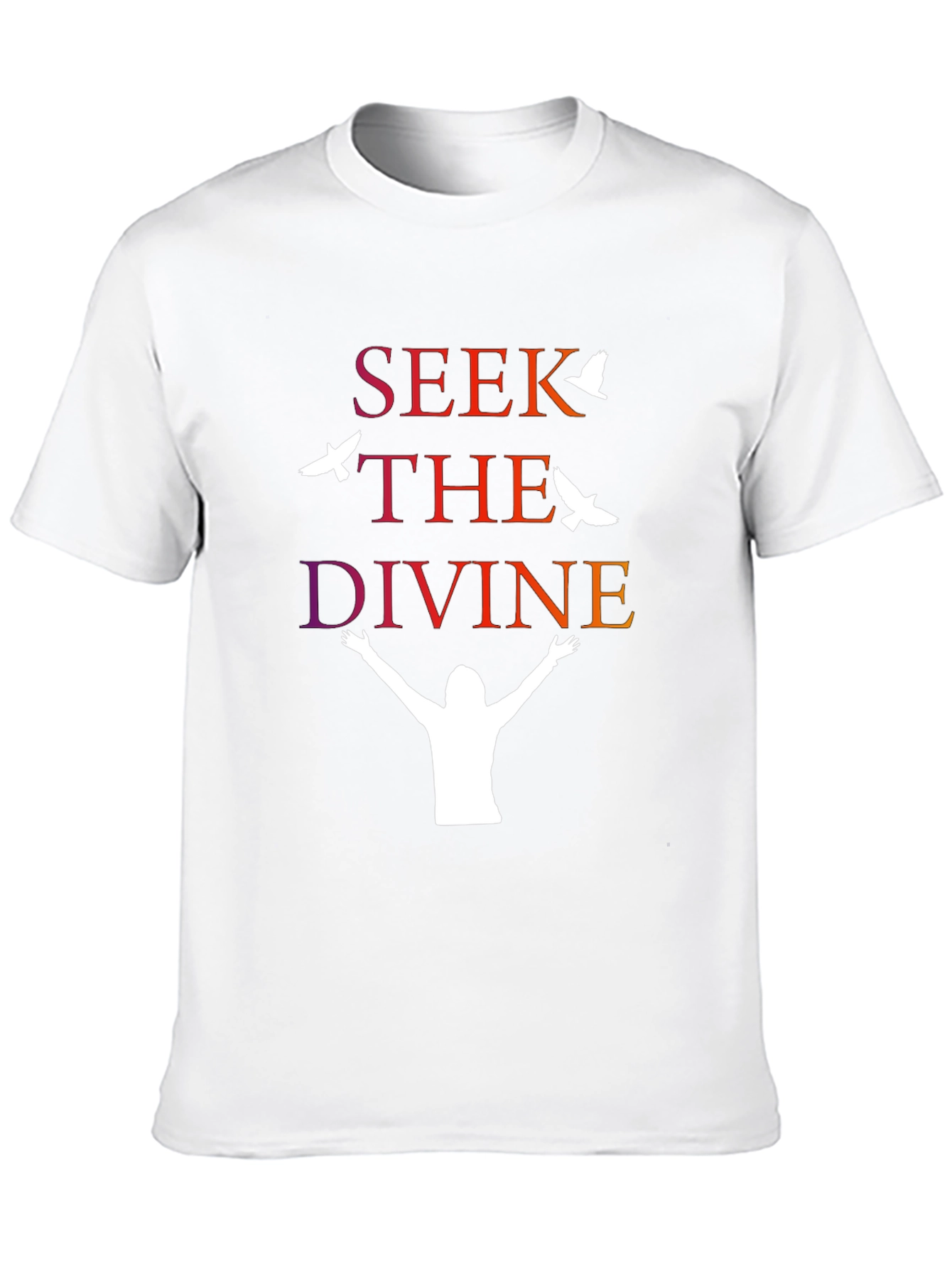 Seek The Divine Graphic T-Shirt - Black