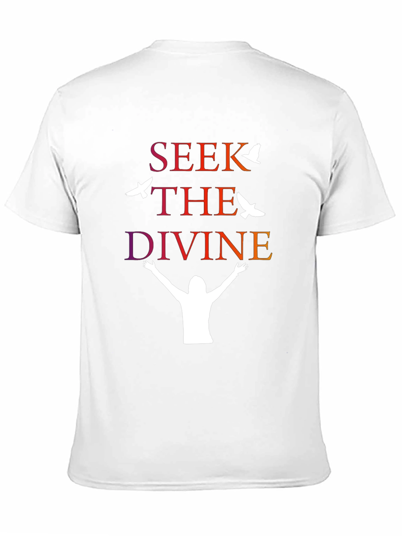 Seek The Divine Graphic T-Shirt - Black