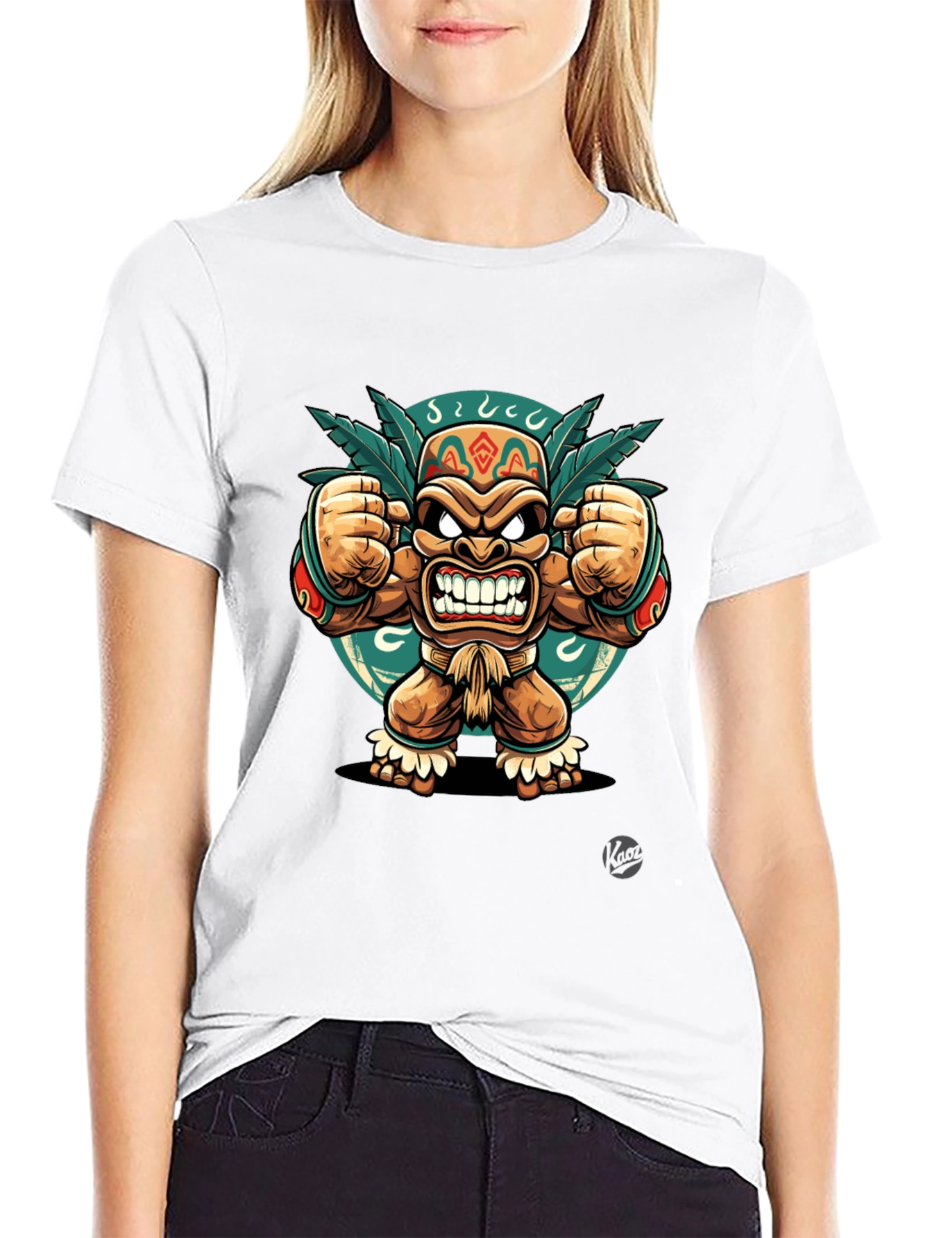 Angry Tiki Black T-Shirt