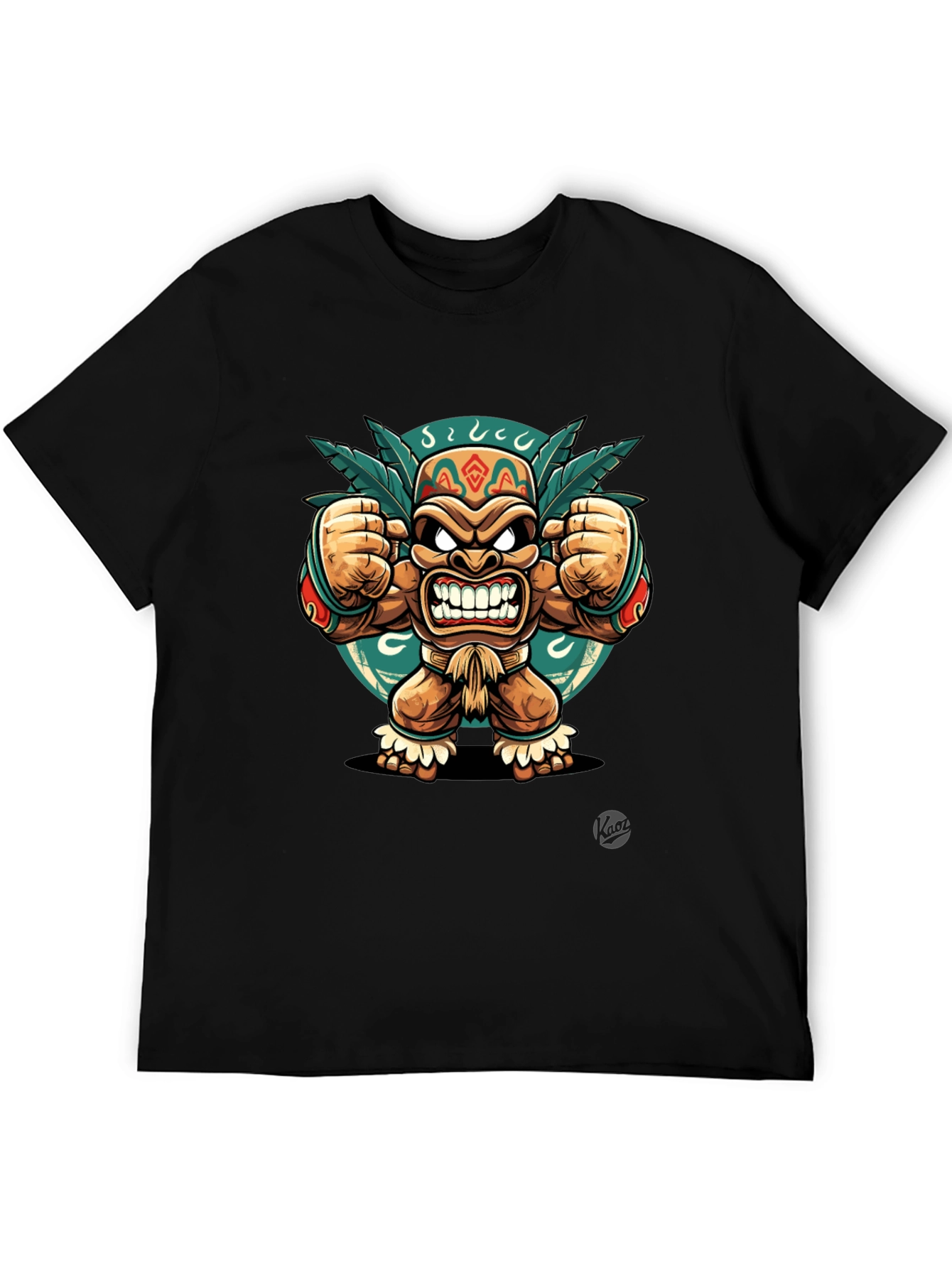 Angry Tiki Black T-Shirt