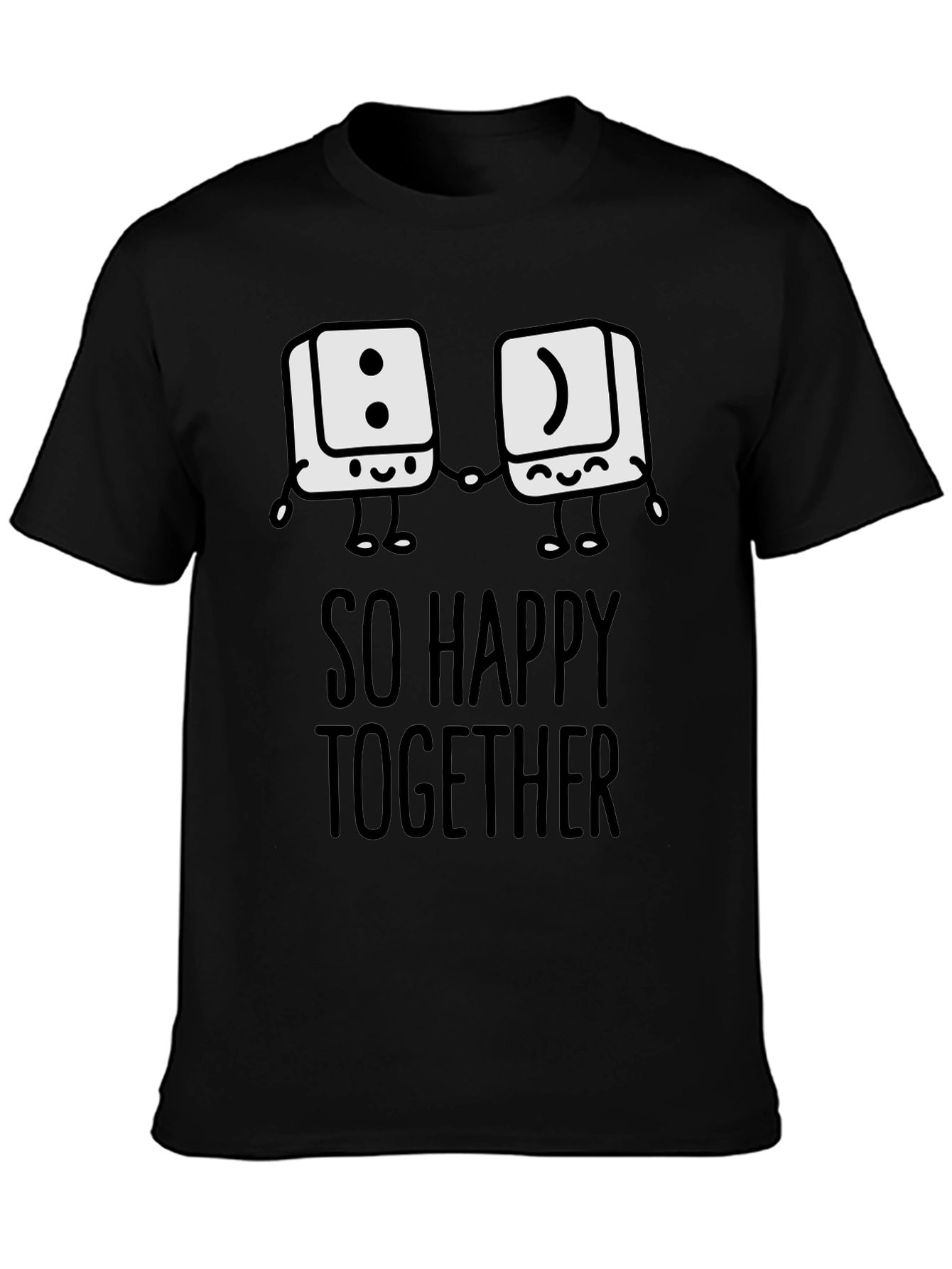 So Happy Together Graphic T-Shirt - Fun Couple Tee