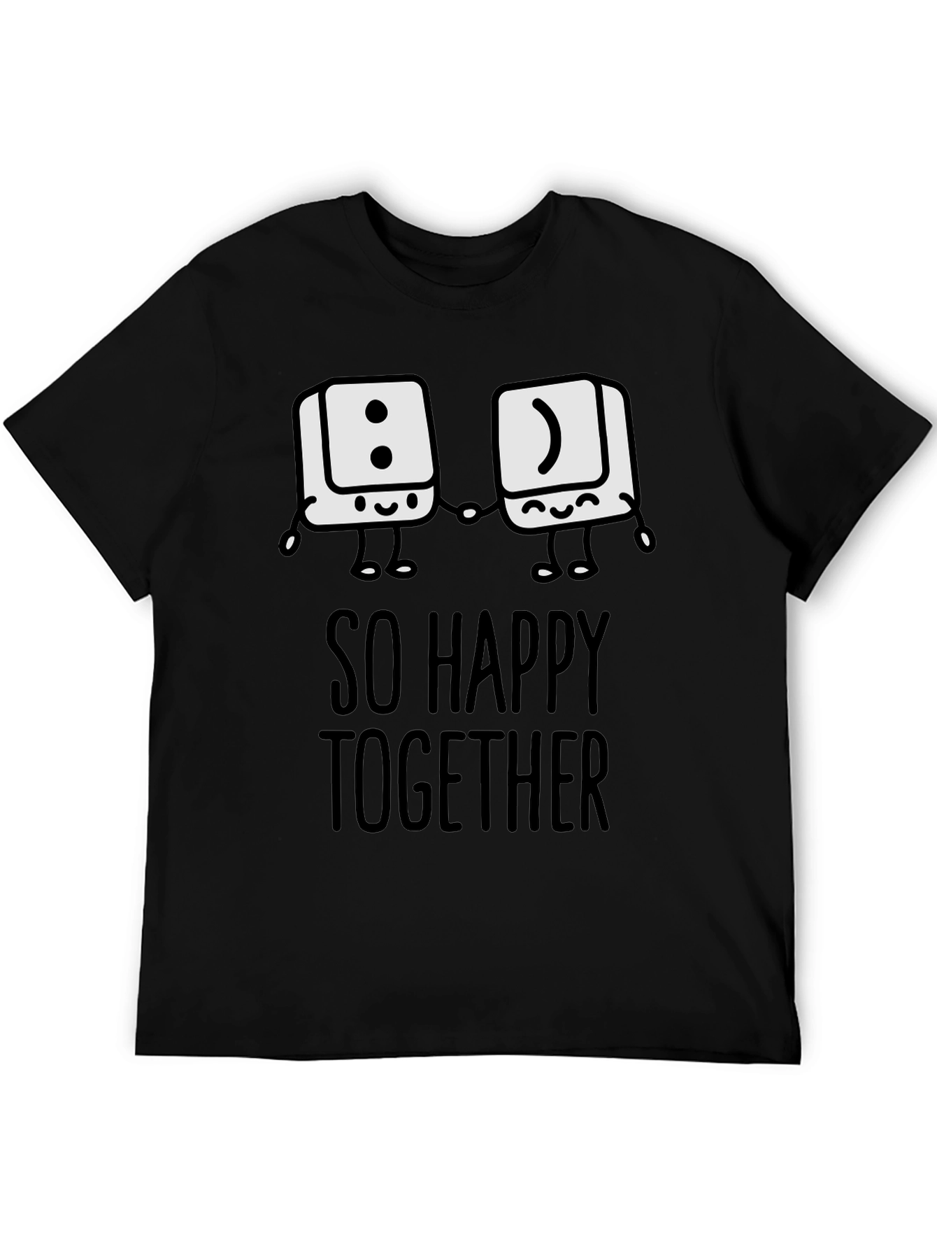 So Happy Together Graphic T-Shirt - Fun Couple Tee