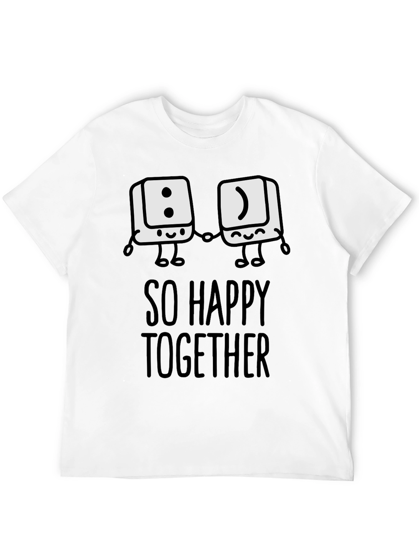 So Happy Together Graphic T-Shirt - Fun Couple Tee